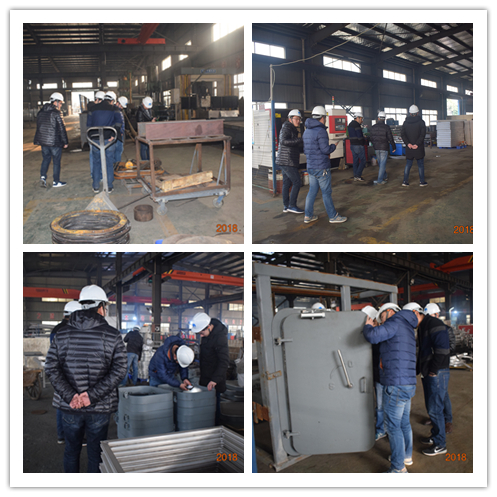 揚(yáng)州中遠(yuǎn)重工的領(lǐng)導(dǎo)蒞臨我司參觀(guān)和考察